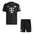 Bayern Munich Idegenben Harmadik Mez Szett (Mez + Nadrág) 2025/26- Fekete