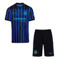 Inter Milan Otthon Soccer Mez Készlet(Mez+Rövidnadrág) 2025/26 Kék&Fekete