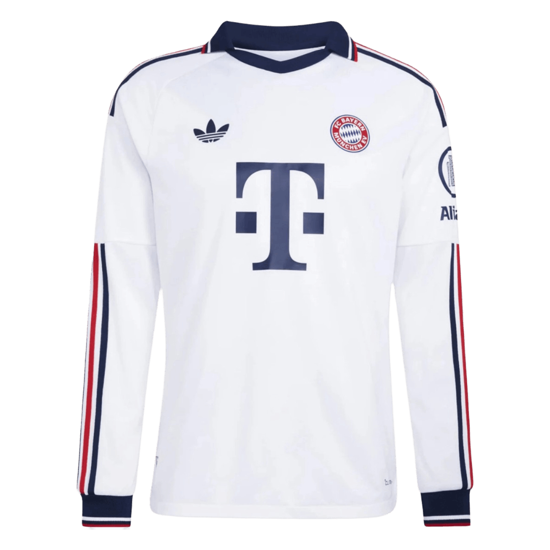 Bayern Munich Idegenbeli Hosszú Ujjú Mez 2026/27 Fehér