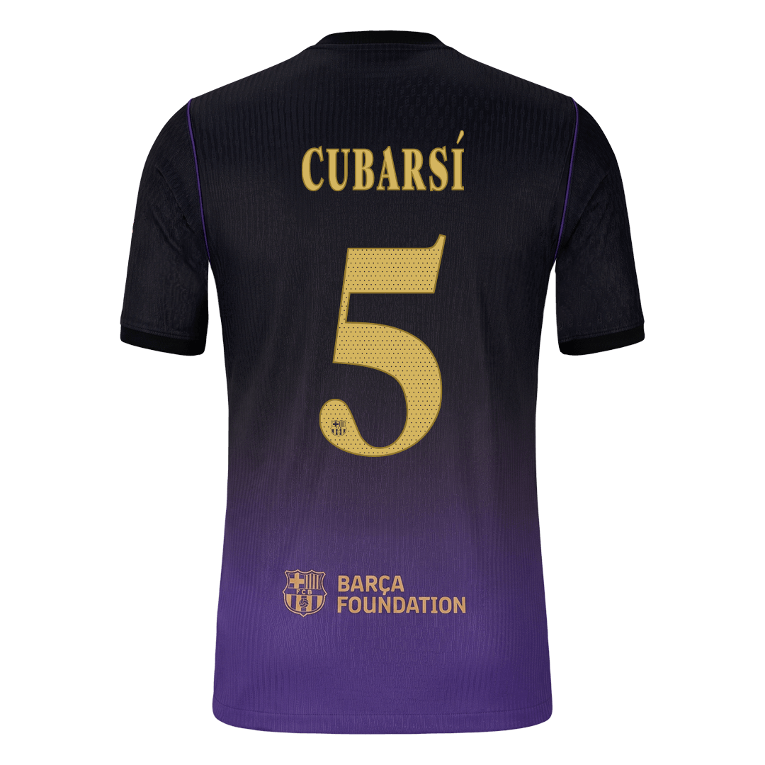 CUBARSÍ #5 Barcelona Játékos Verzió Idegenbeli Mez 2026/27 - UCL