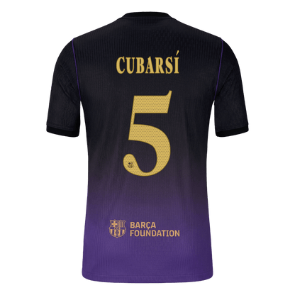 CUBARSÍ #5 Barcelona Játékos Verzió Idegenbeli Mez 2026/27 - UCL