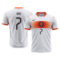 XAVI #7 Hollandia Játékos Verzió Idegenbeli Mez Világbajnoki 2026 Fehér