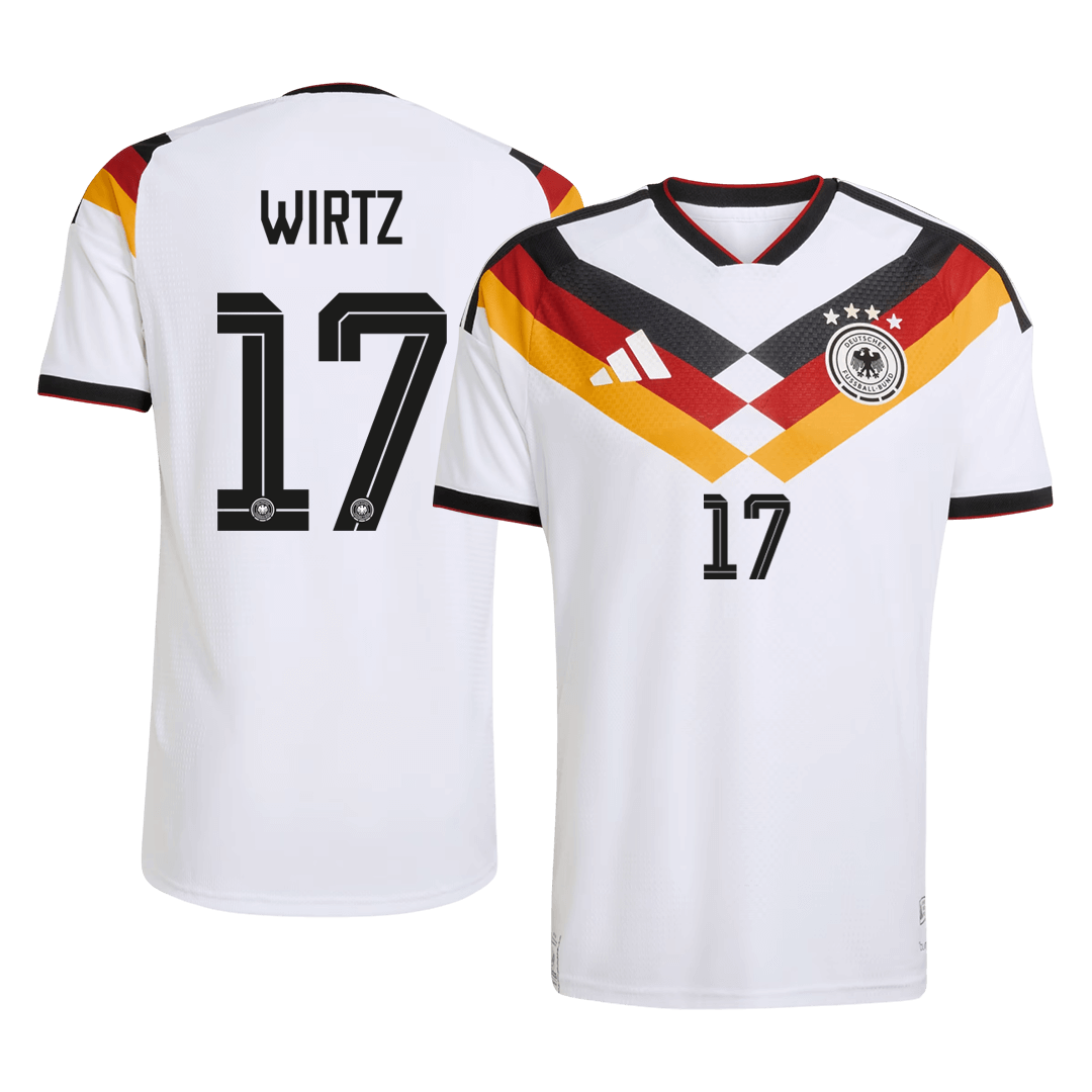 Játékos Verzió WIRTZ #17 Germany Hazai Mez 2026 Fehér