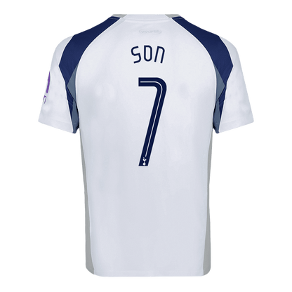 SON #7 Tottenham Hotspur 
Otthon 
 Futball Mez 
2025/26 
 Fehér 
 
 
- UCL