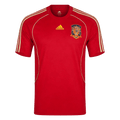 Spanyolország Hazai Retro Futball Mez 2008 Piros