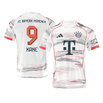 KANE #9 Játékos Bayern Munich Idegenbeli Soccer Mez 2025/26 Fehér