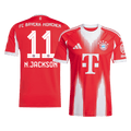 N.JACKSON #11 Bayern Munich Otthon Mez 2025/26 Piros