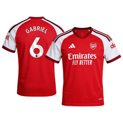 GABRIEL #6 Arsenal Játékos Verzió Hazai Mez 2026/27 Piros