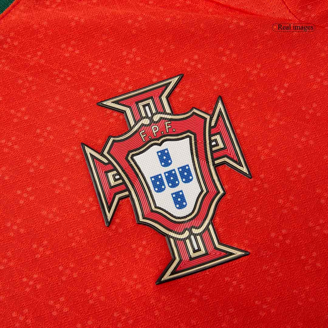 RONALDO #7 Portugália Játékos Otthon Mez 2025 Piros