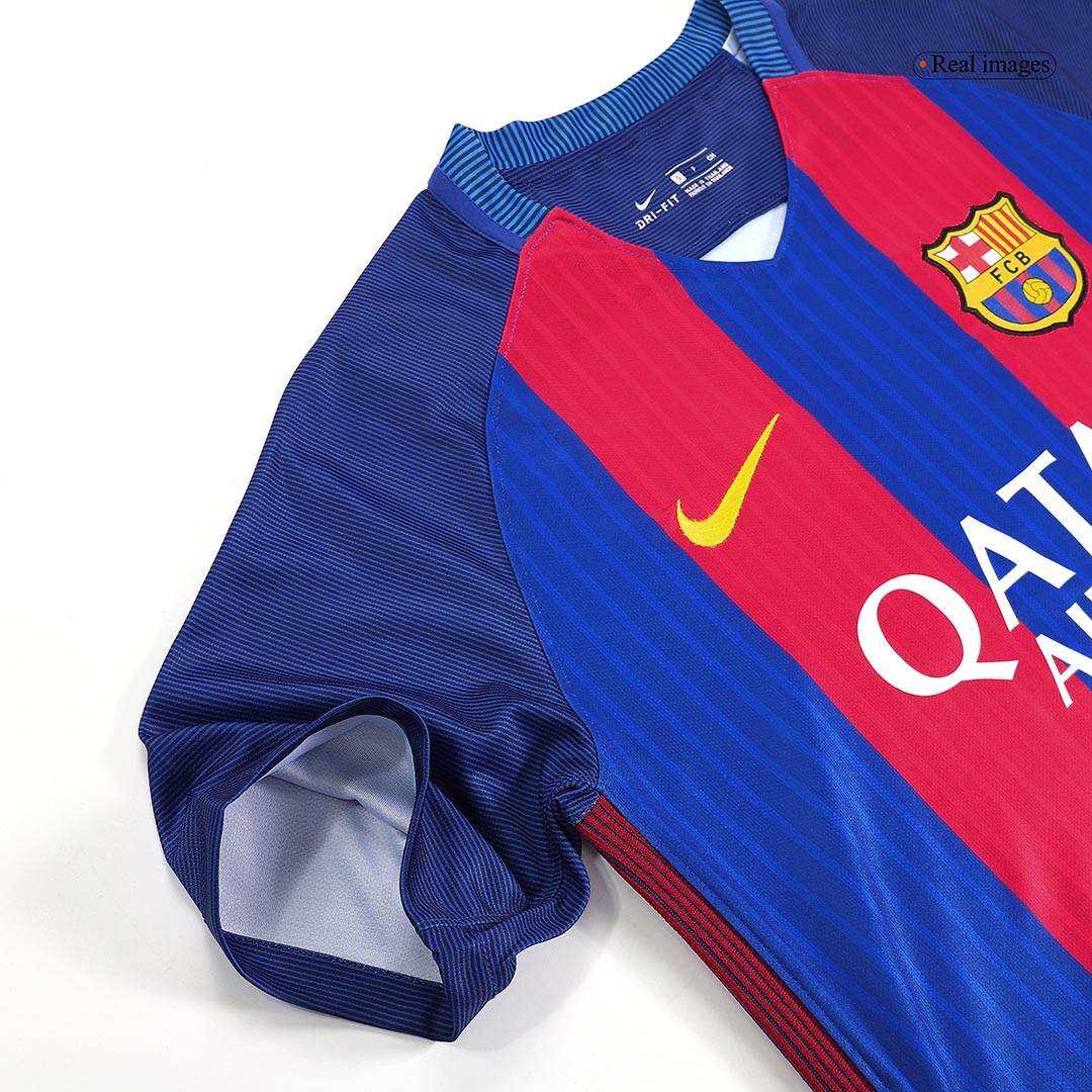 Barcelona Otthon Retro Futball Mez 2016/17 Piros&Kék