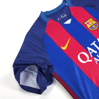 Barcelona Otthon Retro Futball Mez 2016/17 Piros&Kék