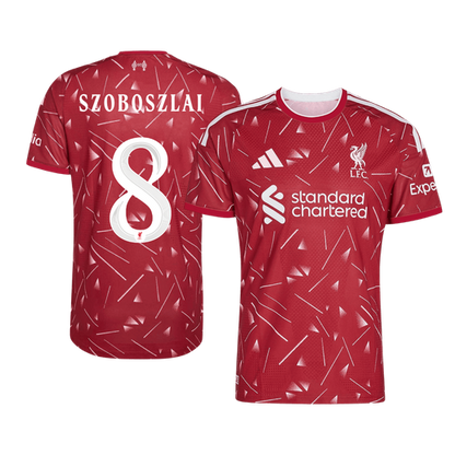 SZOBOSZLAI #8 Liverpool Játékos Verzió Hazai Mez 2026/27 Piros - UCL