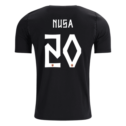 NUSA #20 Norvégia Idegenbeli Világbajnoki Mez 2026 Fekete