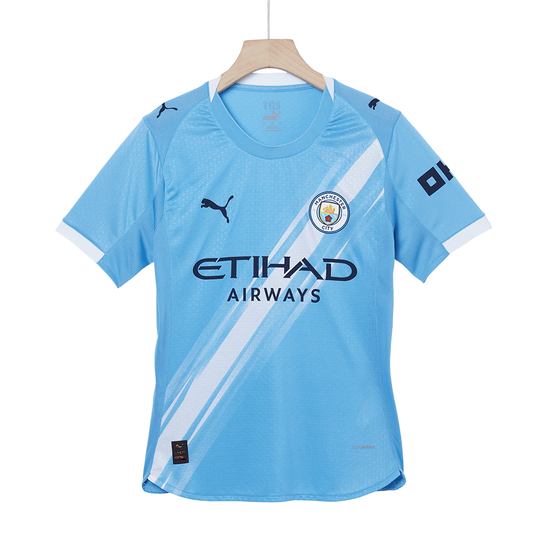 RODRIGO #16 Manchester City Játékos Otthon Mez 2025/26 Kék