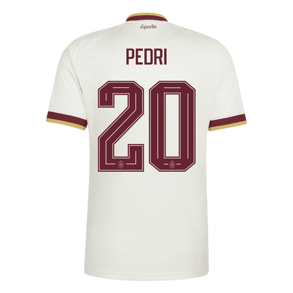 PEDRI #20 Spanyolország Idegenbeli Mez 2026 Fehér