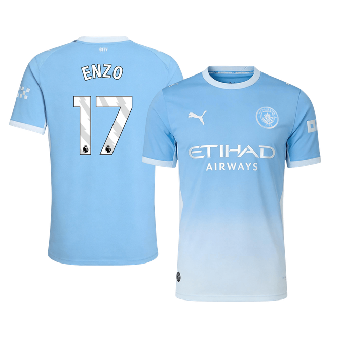 ENZO #17 Manchester City Játékos Verzió Hazai Mez 2026/27 Kék