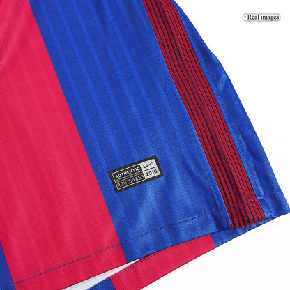 Barcelona Otthon Retro Futball Mez 2016/17 Piros&Kék