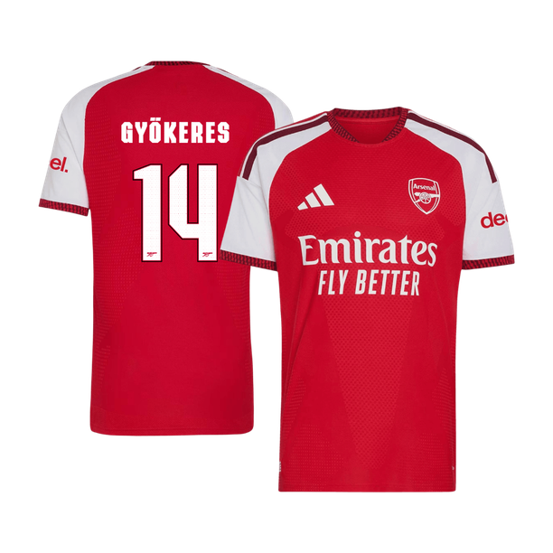 GYÖKERES #14 Arsenal Játékos Verzió Hazai Mez 2026/27 Piros - UCL