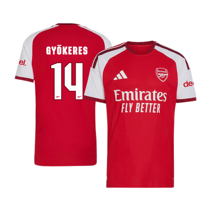 GYÖKERES #14 Arsenal Játékos Verzió Hazai Mez 2026/27 Piros - UCL