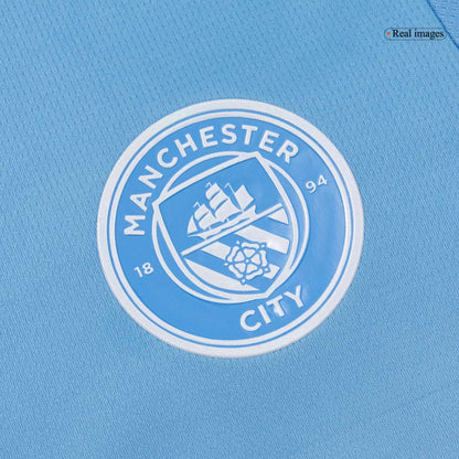 HAALAND #9 Manchester City Hazai Mez 2026/27 Kék