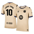 LAMINE YAMAL #10 Barcelona Idegenbeli Soccer Mez 2025/26 Sárga - UCL