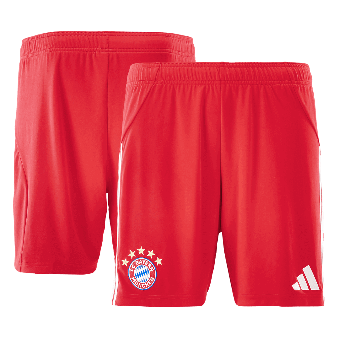 Bayern Munich Otthon Soccer Rövidnadrág 25/26 Piros