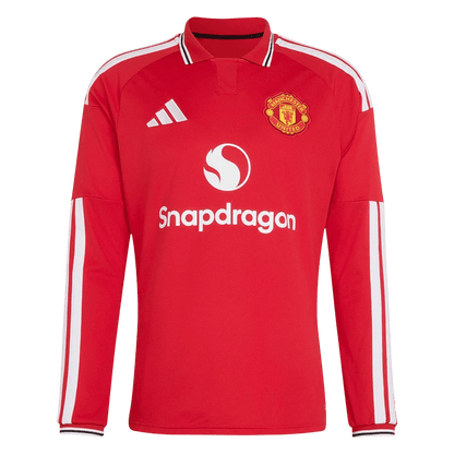 Manchester United Hazai Hosszú Ujjú Mez 2026/27 Piros