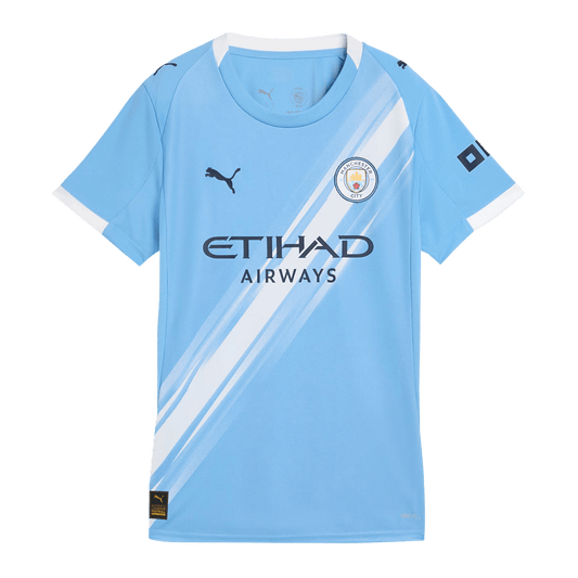 Női Manchester City Mez 2025/26 Kék