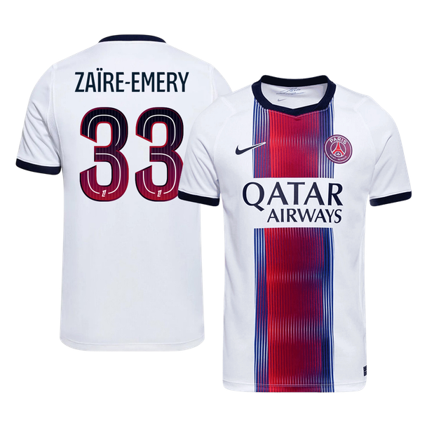ZAÏRE-EMERY #33 PSG Idegenbeli Mez 2026/27 Fehér