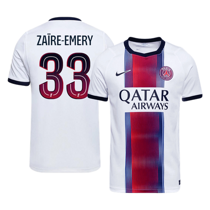 ZAÏRE-EMERY #33 PSG Idegenbeli Mez 2026/27 Fehér
