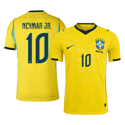 NEYMAR JR. #10 Brazília Játékos Verzió Hazai Mez Világbajnoki 2026 Sárga