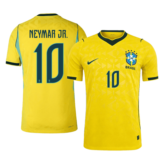 NEYMAR JR. #10 Brazília Játékos Verzió Hazai Mez Világbajnoki 2026 Sárga