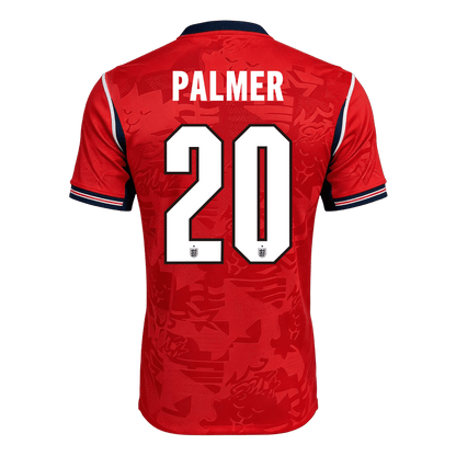 PALMER #20 Anglia Idegenbeli Világbajnoki Mez 2026 Piros