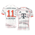 N.JACKSON #11 Bayern Munich Idegenbeli Mez 2025/26 Fehér