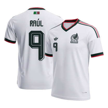 RAÚL #9 Mexikó Idegenbeli Mez 2026 Fehér