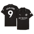 HAALAND #9 Játékos Manchester City Idegenbeli Soccer Mez 2025/26 Fekete