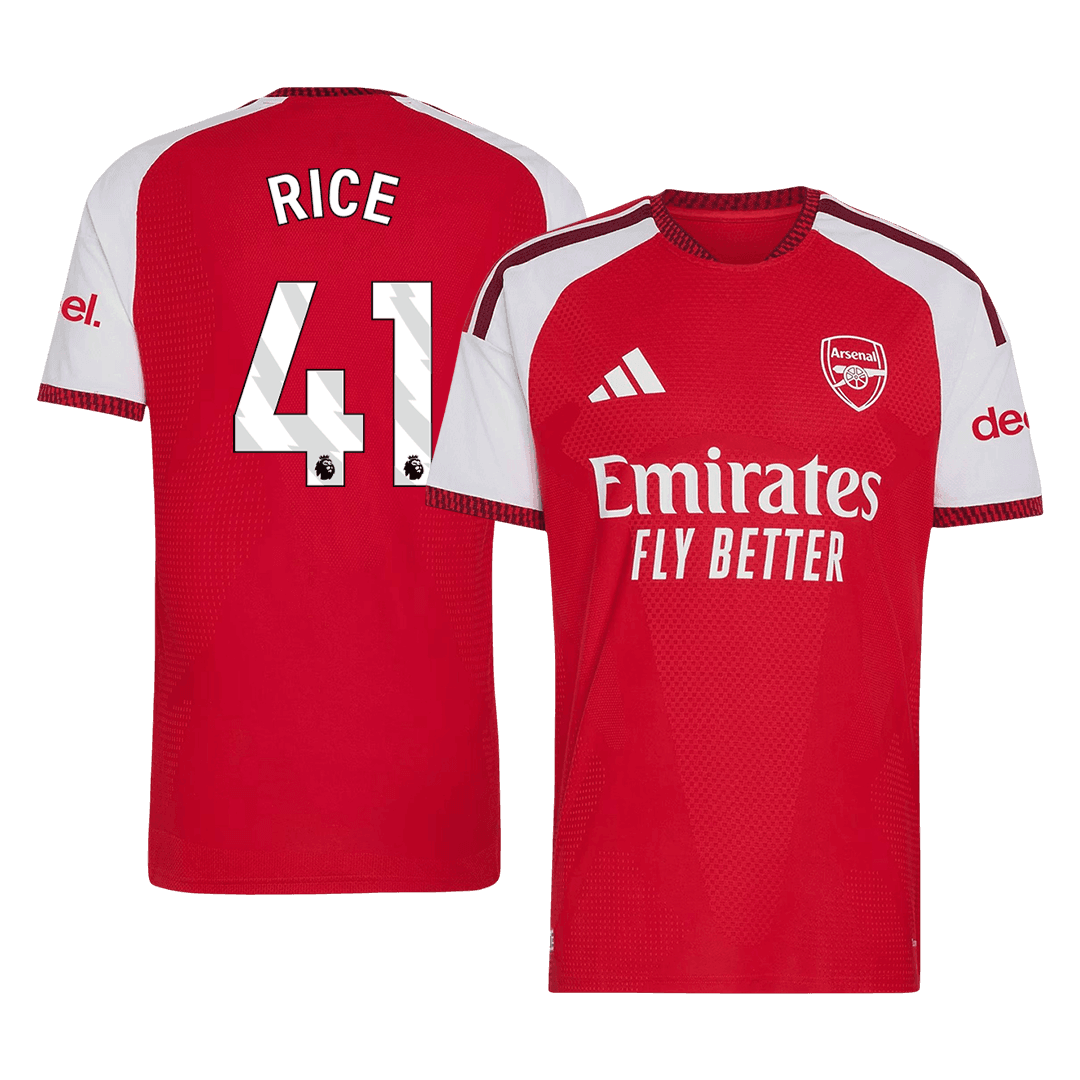 RICE #41 Arsenal Játékos Verzió Hazai Mez 2026/27 Piros
