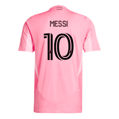 MESSI #10 Játékos Inter Miami CF Otthoni Soccer Mez 2025 Rózsaszín