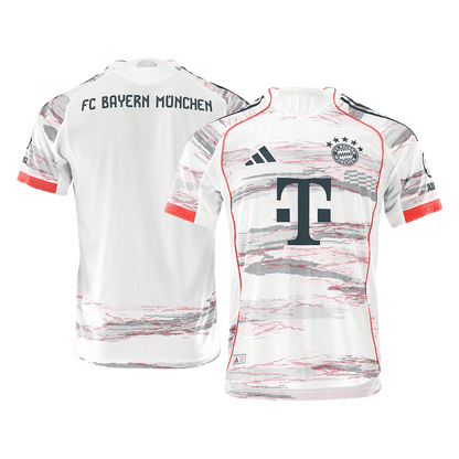 Játékos Bayern Munich Idegenbeli Soccer Mez 2025/26 Fehér