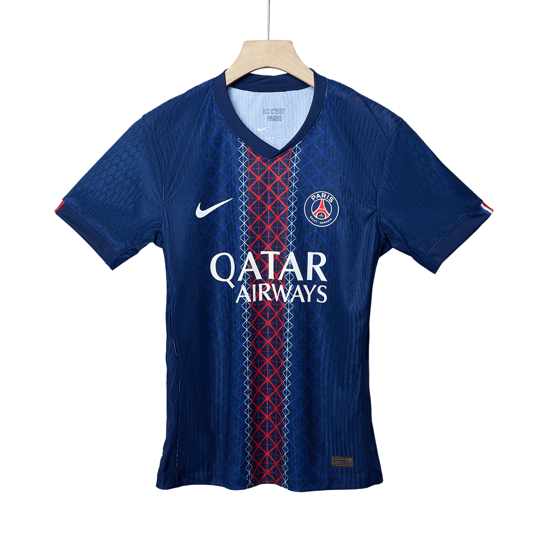 Játékos PSG Otthon Soccer Mez 2025/26 Haditengerészet