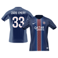 ZAïRE EMERY #33 PSG Hazai Futball Mez 2025/26 Sötétkék