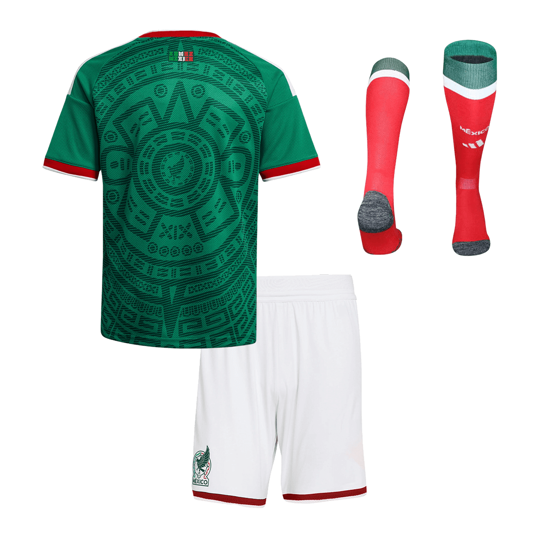 Mexikó Gyerek Hazai Mez Készlet(Mez+Nadrág+Zokni) 2025/26 Zöld