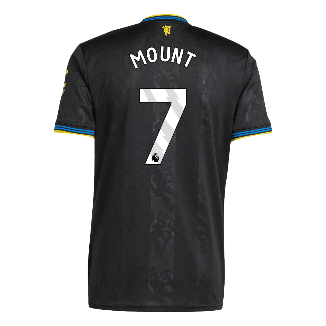 MOUNT #7 Manchester United Idegenbeli Harmadik Mez 2025/26 Fekete