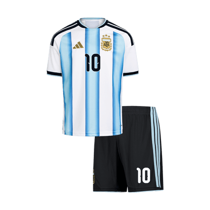 Argentína MESSI #10 Gyerek Hazai Világbajnokság Mez Készlet(Mez+Nadrág) 2026
