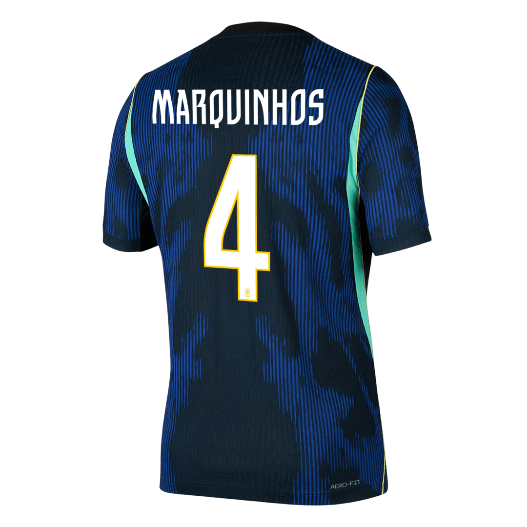 MARQUINHOS #4 Brazília Játékos Verzió Idegenbeli Mez Világbajnoki 2026