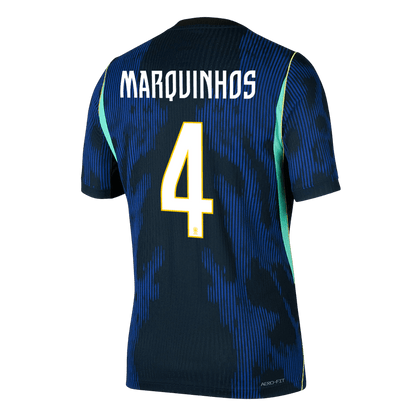 MARQUINHOS #4 Brazília Játékos Verzió Idegenbeli Mez Világbajnoki 2026