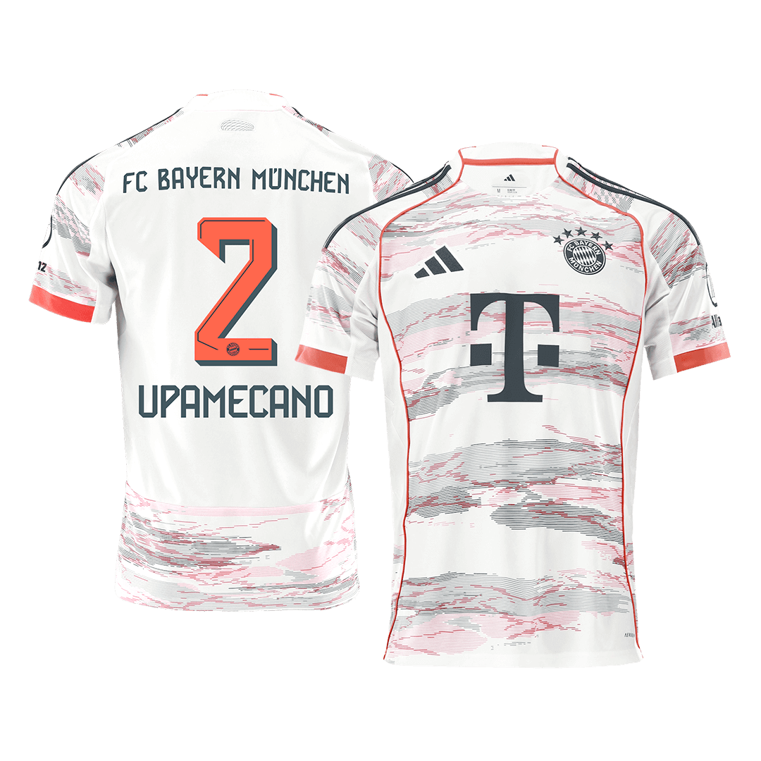 UPAMECANO #2 Bayern Munich Idegenbeli Mez 2025/26 Fehér