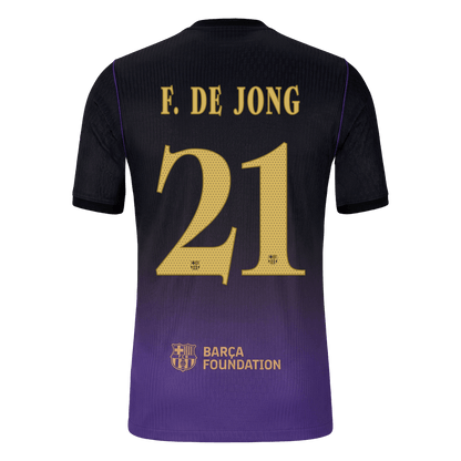F. DE JONG #21 Barcelona Játékos Verzió Idegenbeli Mez 2026/27 - UCL