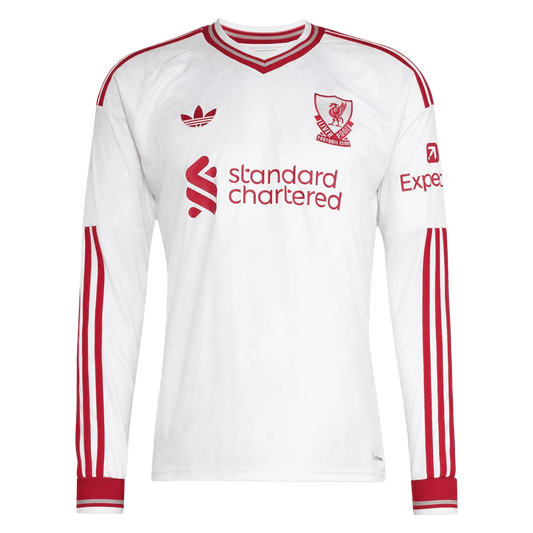 Liverpool Idegenbeli Hosszú Ujjú Mez 2026/27 Fehér