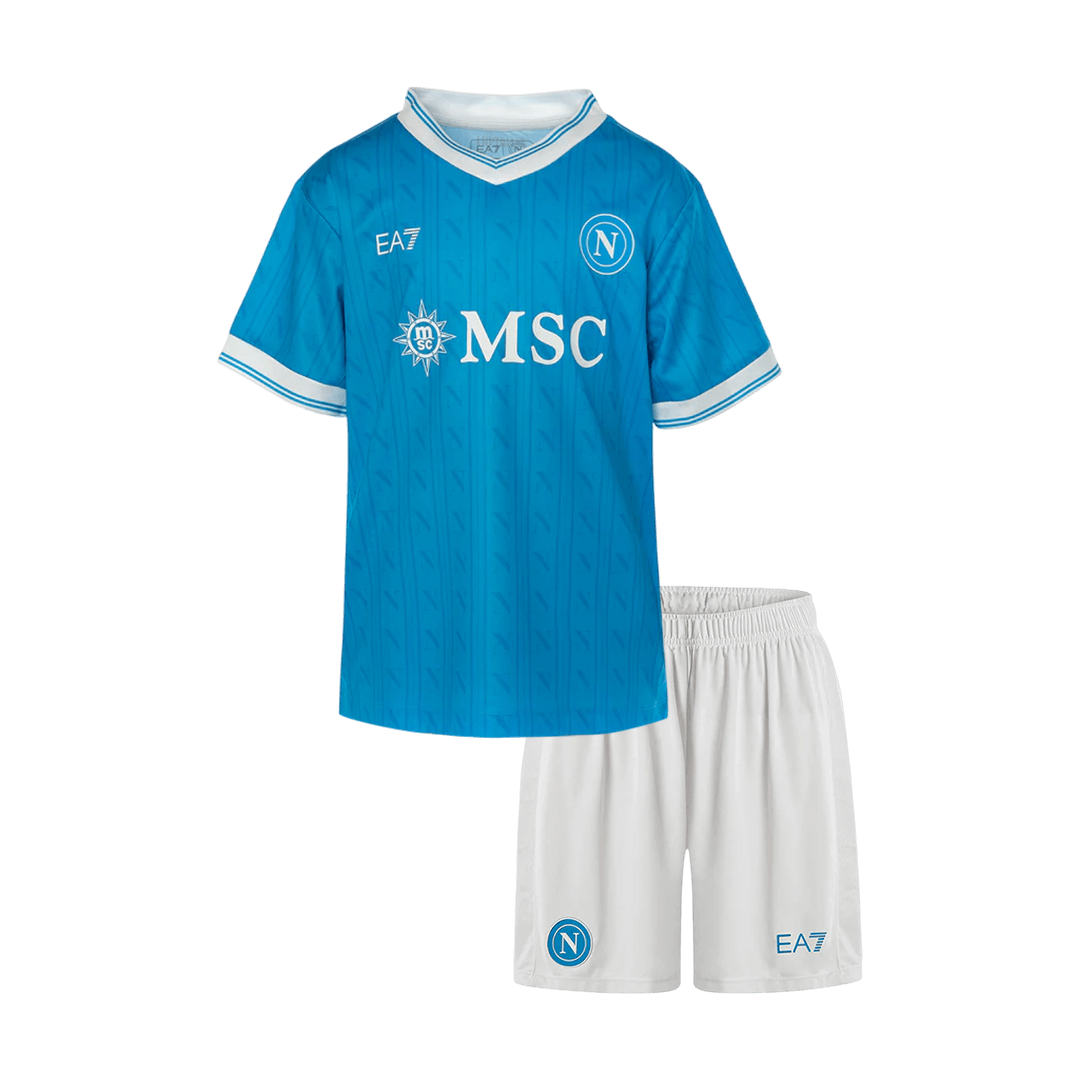 Napoli Gyerek Otthoni Mez Készlet(Mez+Nadrág) 2025/26 Kék